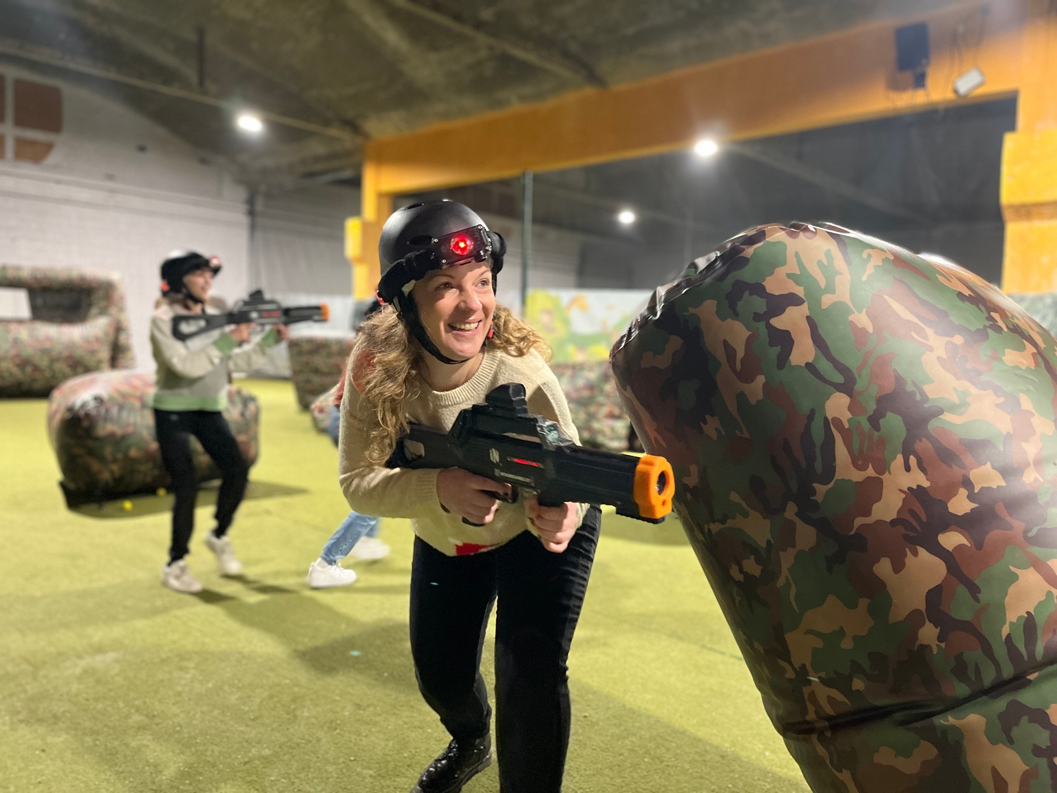 Session de laser tag pour un anniversaire chez Team Square